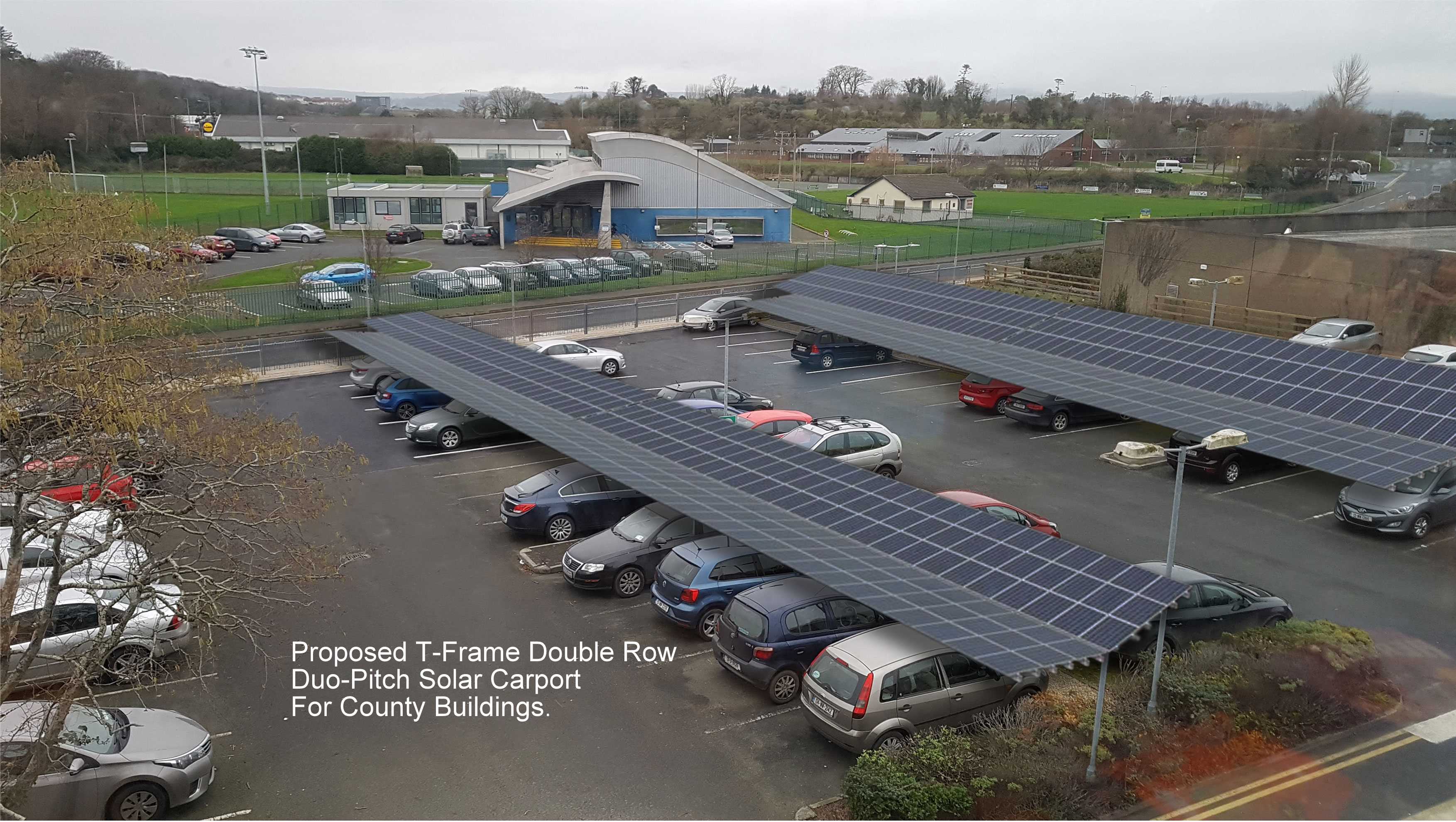 Solar Car-park County Buildings_